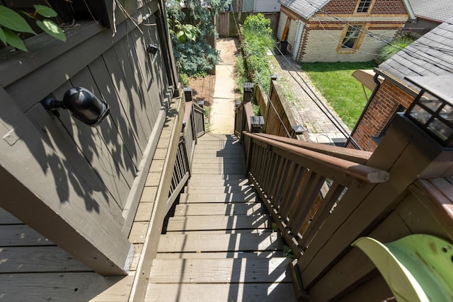113 E Mithoff St, Columbus, OH 43206 - view of wooden deck