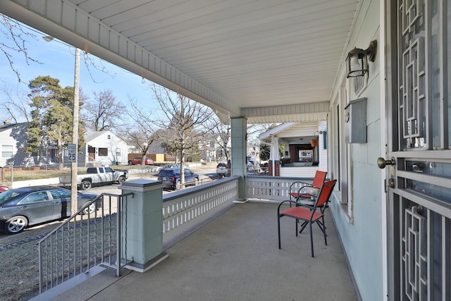 view of patio / terrace featuring a porch