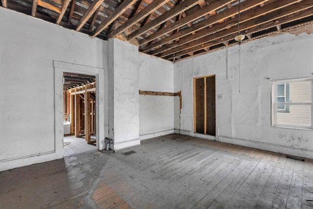 interior space with visible vents
