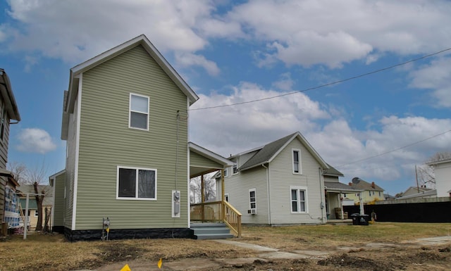 view of back of property