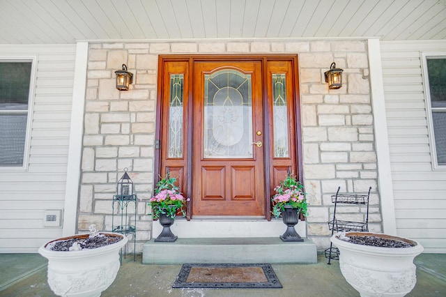 view of entrance to property