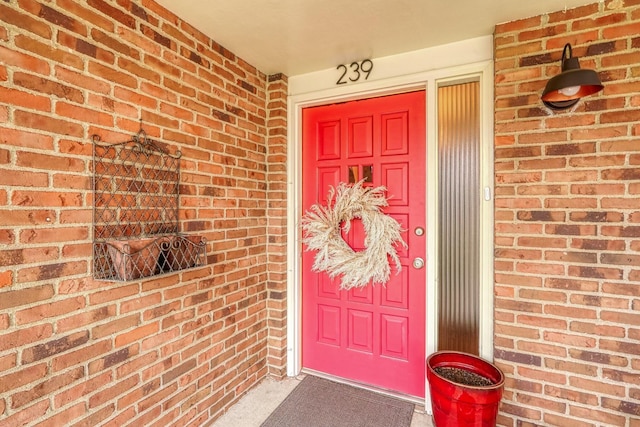 view of entrance to property