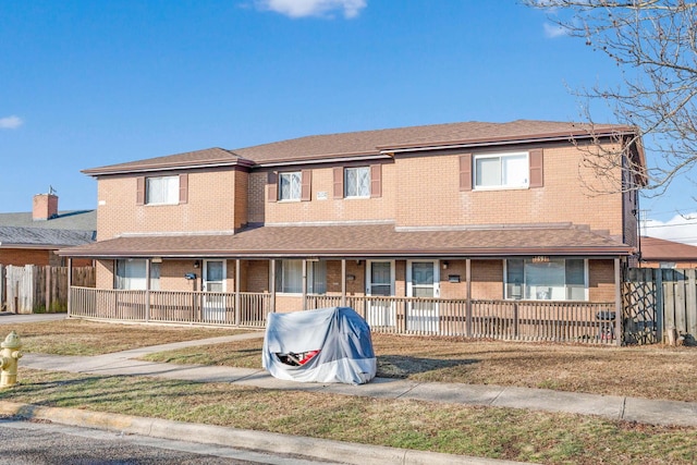 view of front of property