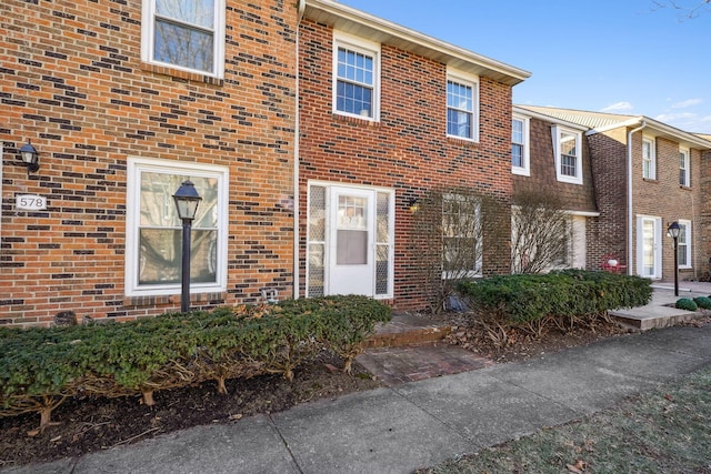 multi unit property with brick siding