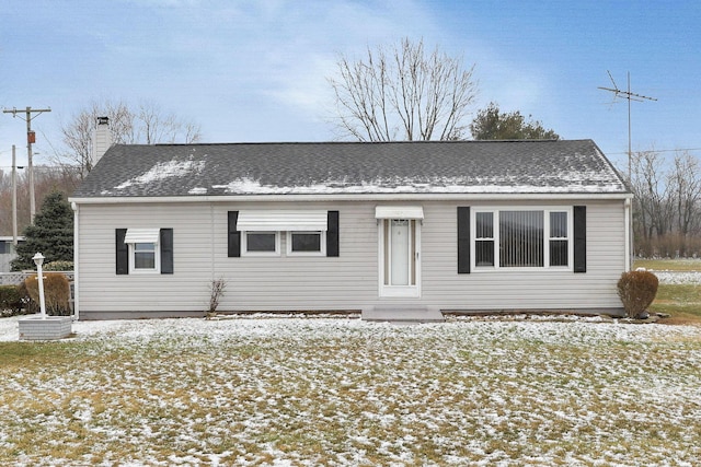 view of ranch-style home