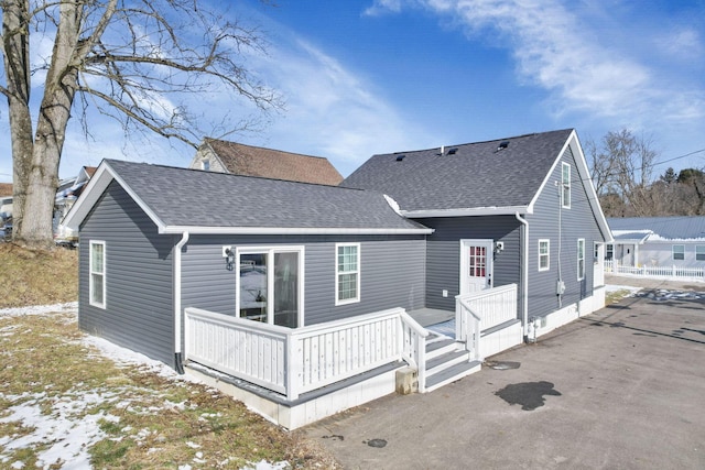 view of rear view of house