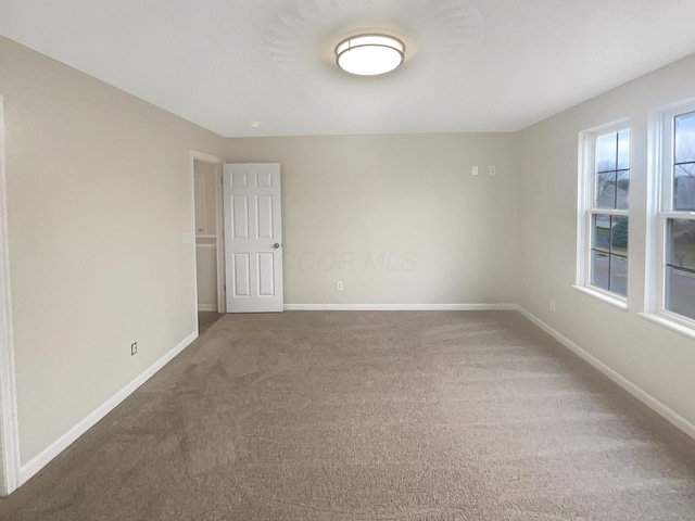 unfurnished room featuring carpet floors