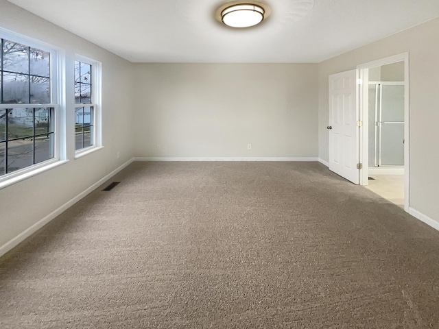 spare room with carpet flooring