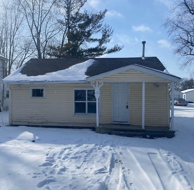 exterior space featuring covered porch