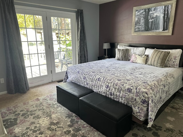 1048 Parkway Dr, Logan, OH 43138 - carpeted bedroom featuring access to exterior