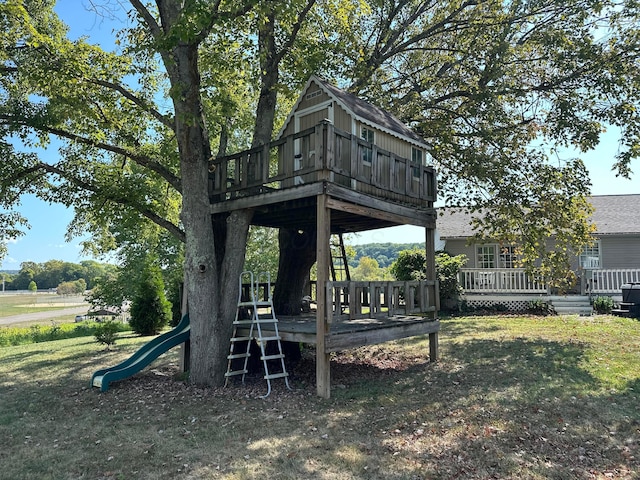 1048 Parkway Dr, Logan, OH 43138 - communal playground featuring a deck