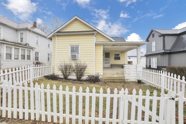 view of bungalow-style home