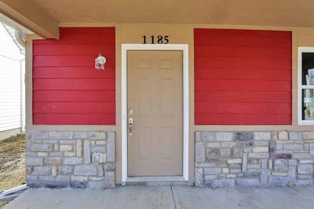 view of entrance to property