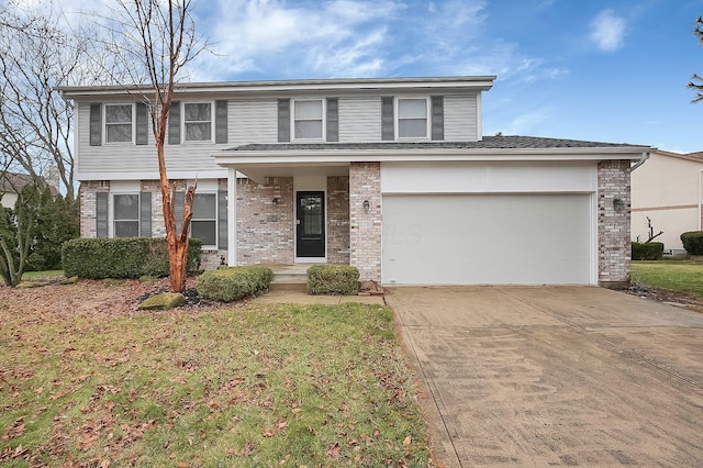 view of property with a front yard