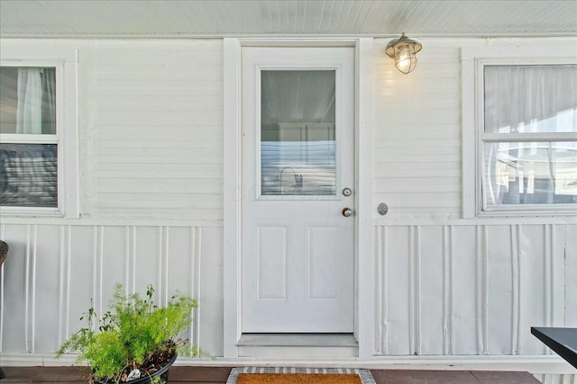 view of entrance to property