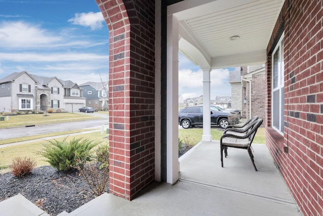 view of patio / terrace with covered porch