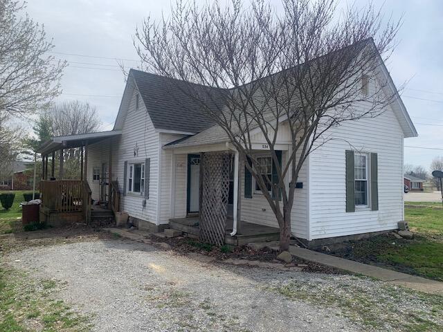 534 Waddell St, Greenfield, OH 45123 - view of front of property featuring a porch and roof with shingles