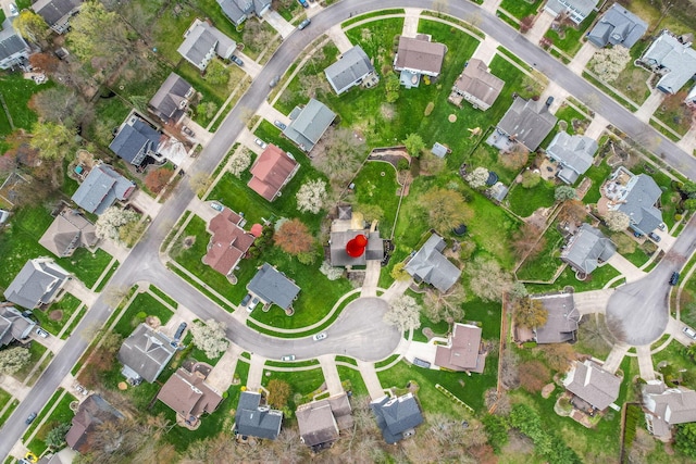 drone / aerial view featuring a residential view
