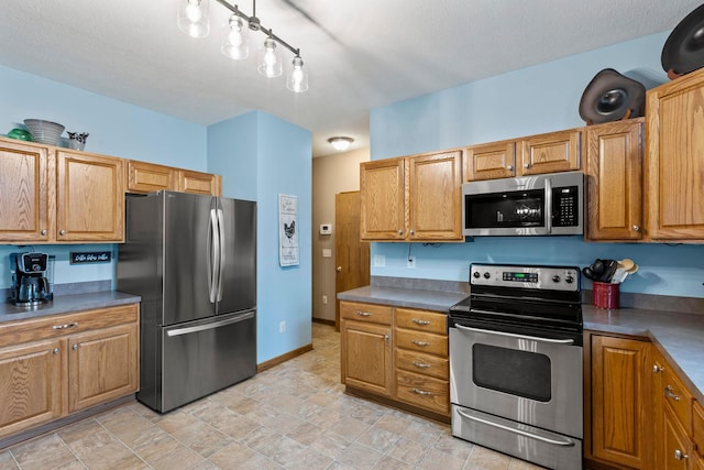 kitchen featuring appliances with stainless steel finishes