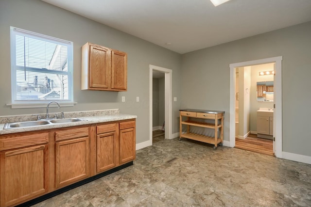 kitchen featuring sink