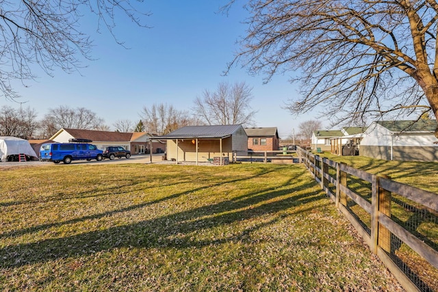 1545 E Choctaw Dr, London, OH 43140 - view of yard with fence