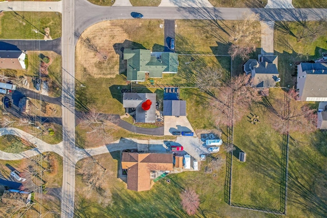 1545 E Choctaw Dr, London, OH 43140 - birds eye view of property with a residential view