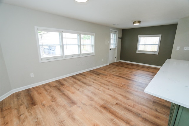 189 N Gould Rd, Bexley, OH 43209 - unfurnished living room featuring wood finished floors and baseboards