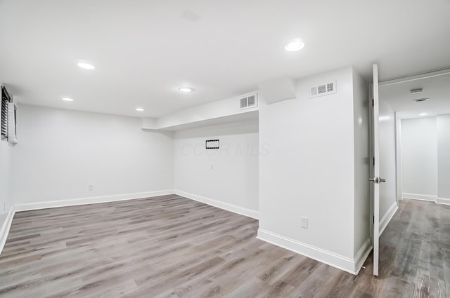 washroom featuring light hardwood / wood-style flooring