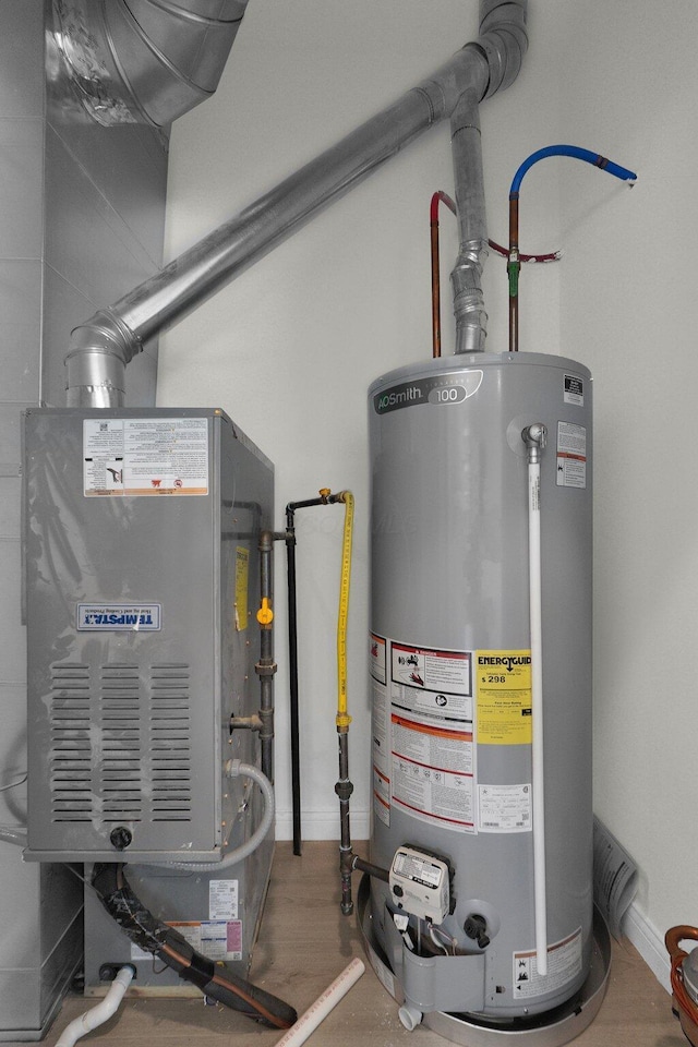 utilities with gas water heater