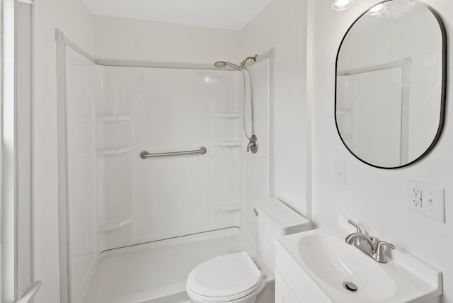 2029 Fairfax Ave, Columbus, OH 43207 - full bathroom with toilet, walk in shower, and vanity