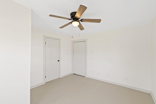 2029 Fairfax Ave, Columbus, OH 43207 - unfurnished room featuring baseboards and ceiling fan