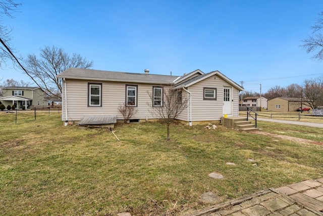 2029 Fairfax Ave, Columbus, OH 43207 - back of property featuring fence and a lawn