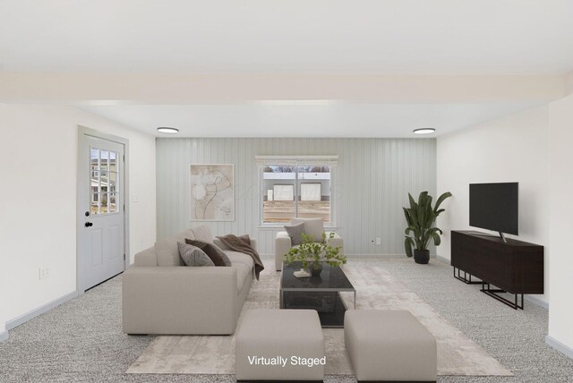 2029 Fairfax Ave, Columbus, OH 43207 - carpeted living area with baseboards