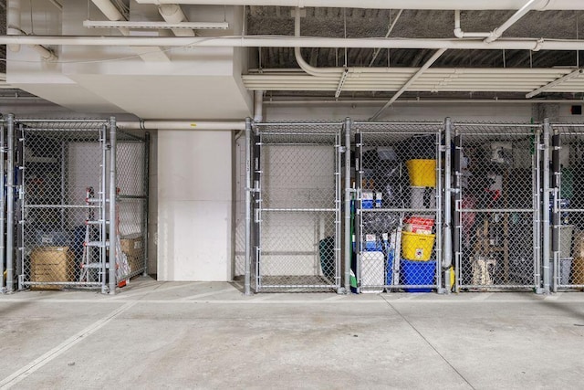view of storage room