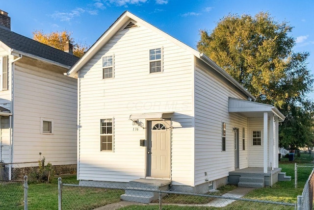 view of front of home