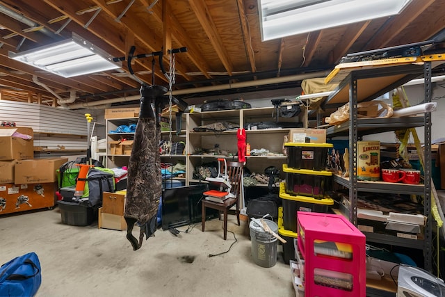 view of storage