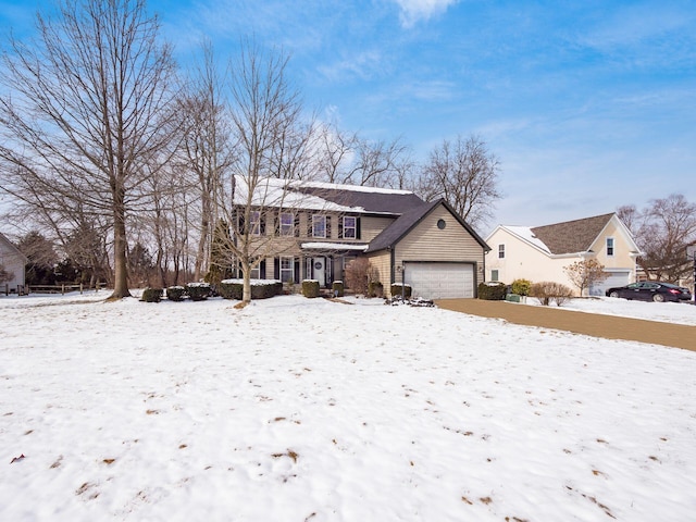 view of front of property with an attached garage