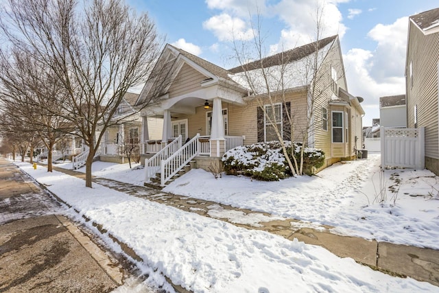 view of front of home