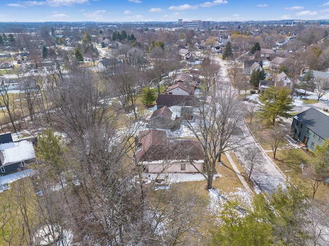 birds eye view of property featuring a residential view