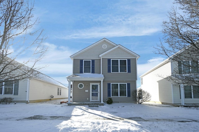 view of front of property