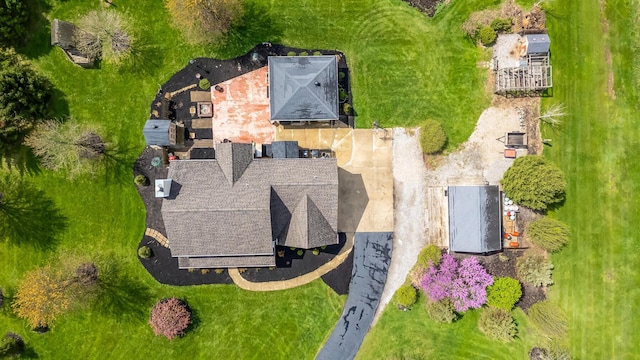 drone / aerial view