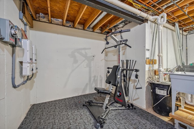view of exercise room