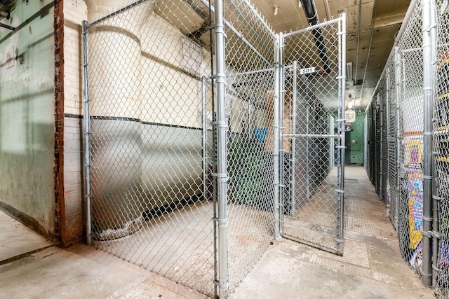 view of storage room