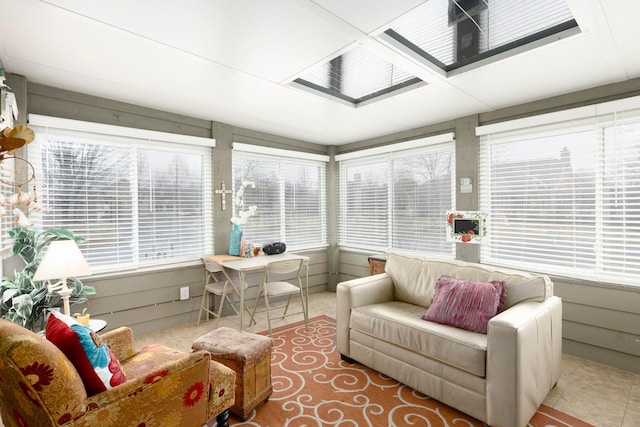 sunroom / solarium with a healthy amount of sunlight