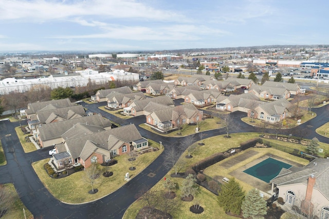 birds eye view of property featuring a residential view