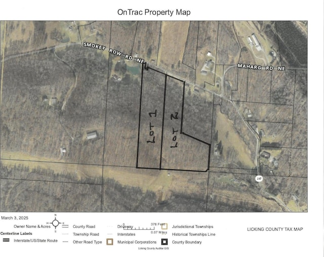 0 Smokey Row Rd Lot # 2, Saint Louisville OH, 43071 land for sale