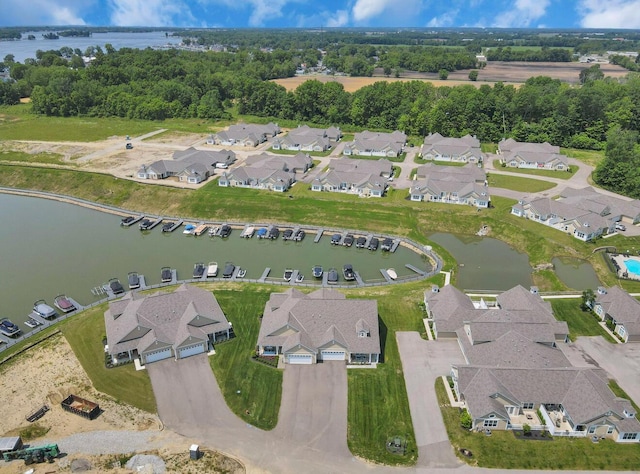 614 Newport Ln, Hebron, OH 43025 - view of property location with nearby suburban area and a nearby body of water