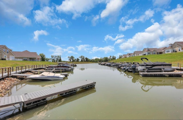 614 Newport Ln, Hebron, OH 43025 - dock area with a water view