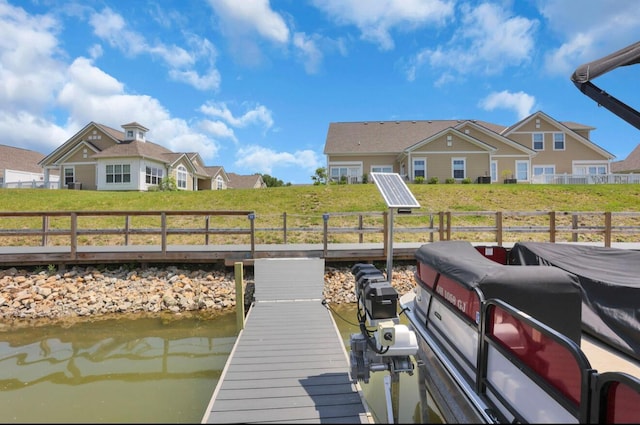 614 Newport Ln, Hebron, OH 43025 - dock area with a water view