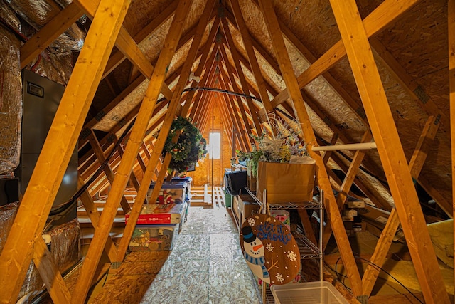 413 Ashmoore Cir E, Powell, OH 43065 - view of unfinished attic